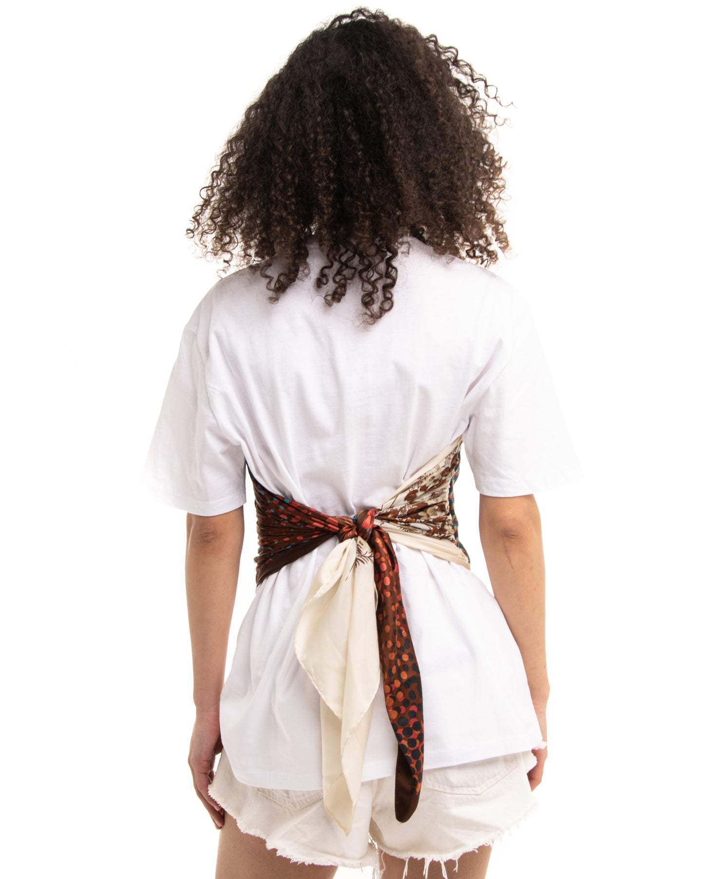 T-shirt with corset