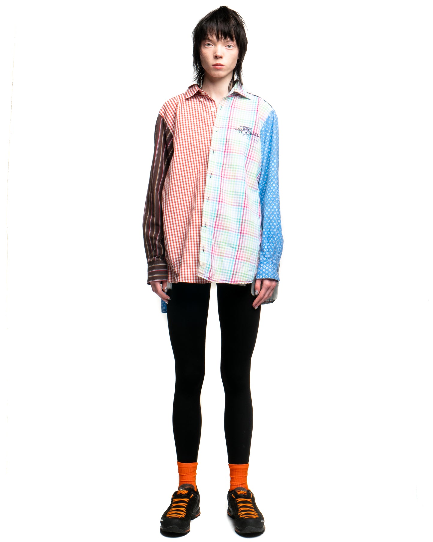 Tulle Shirt with Ties