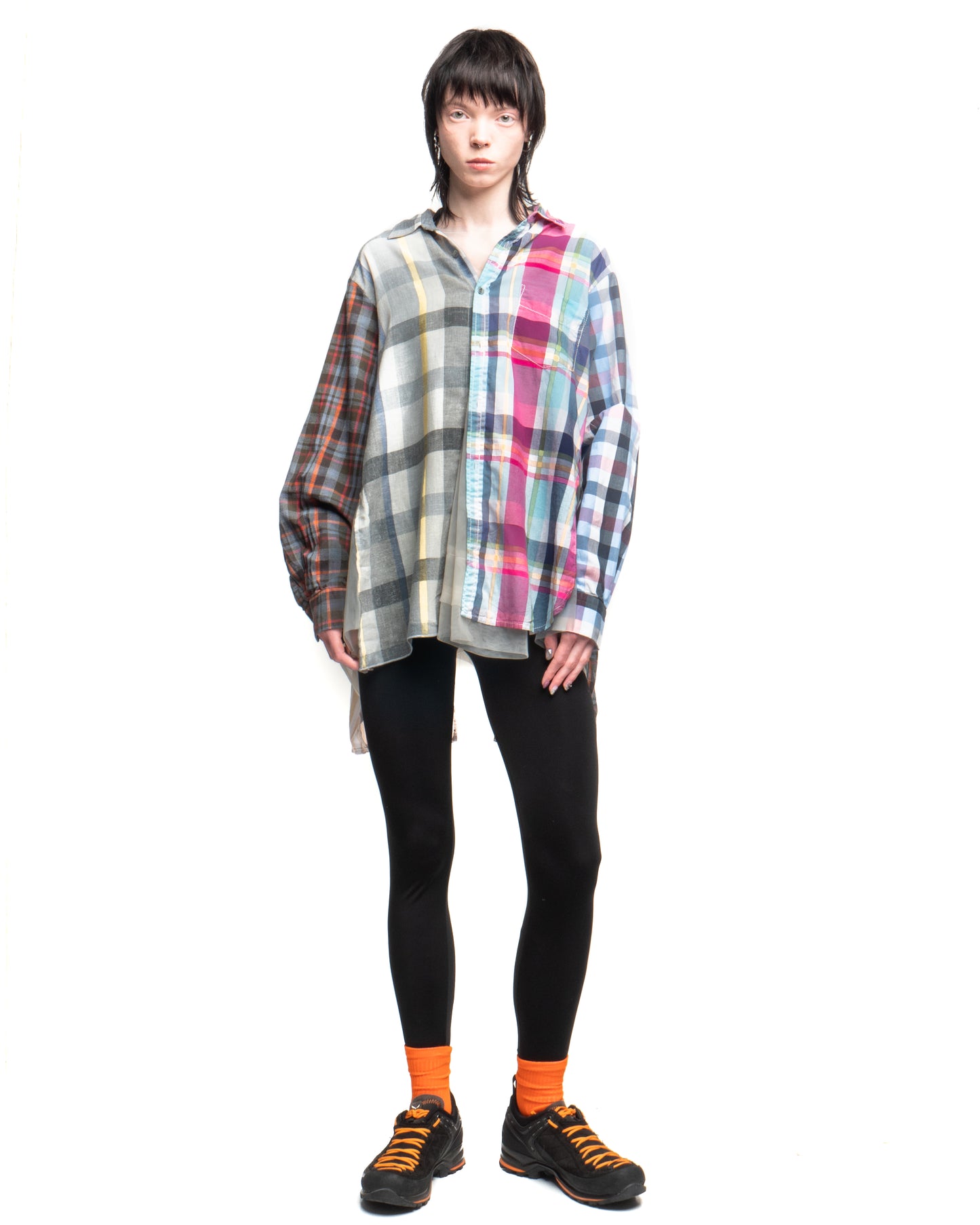 Tulle Shirt with Ties