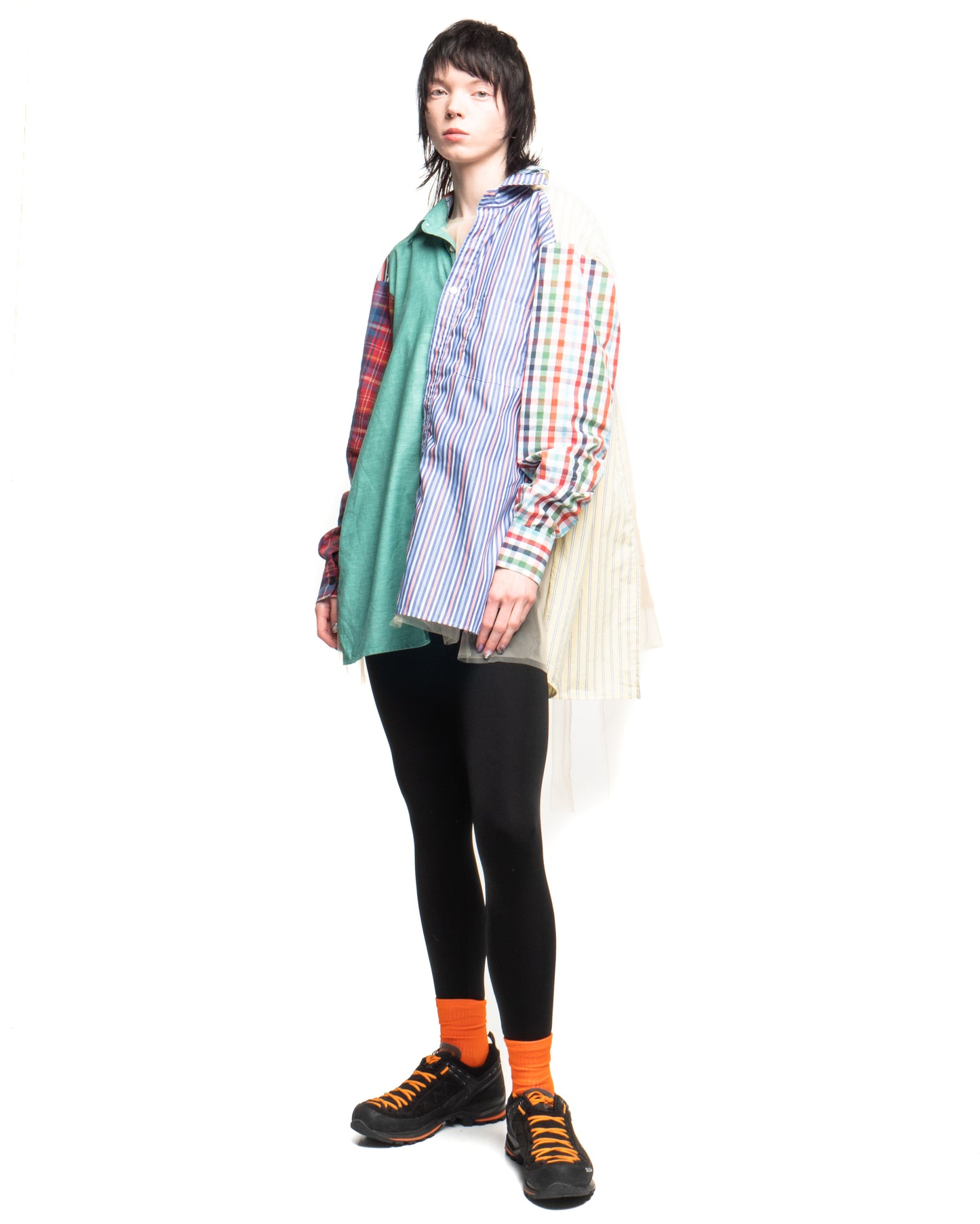 Tulle Shirt with Ties