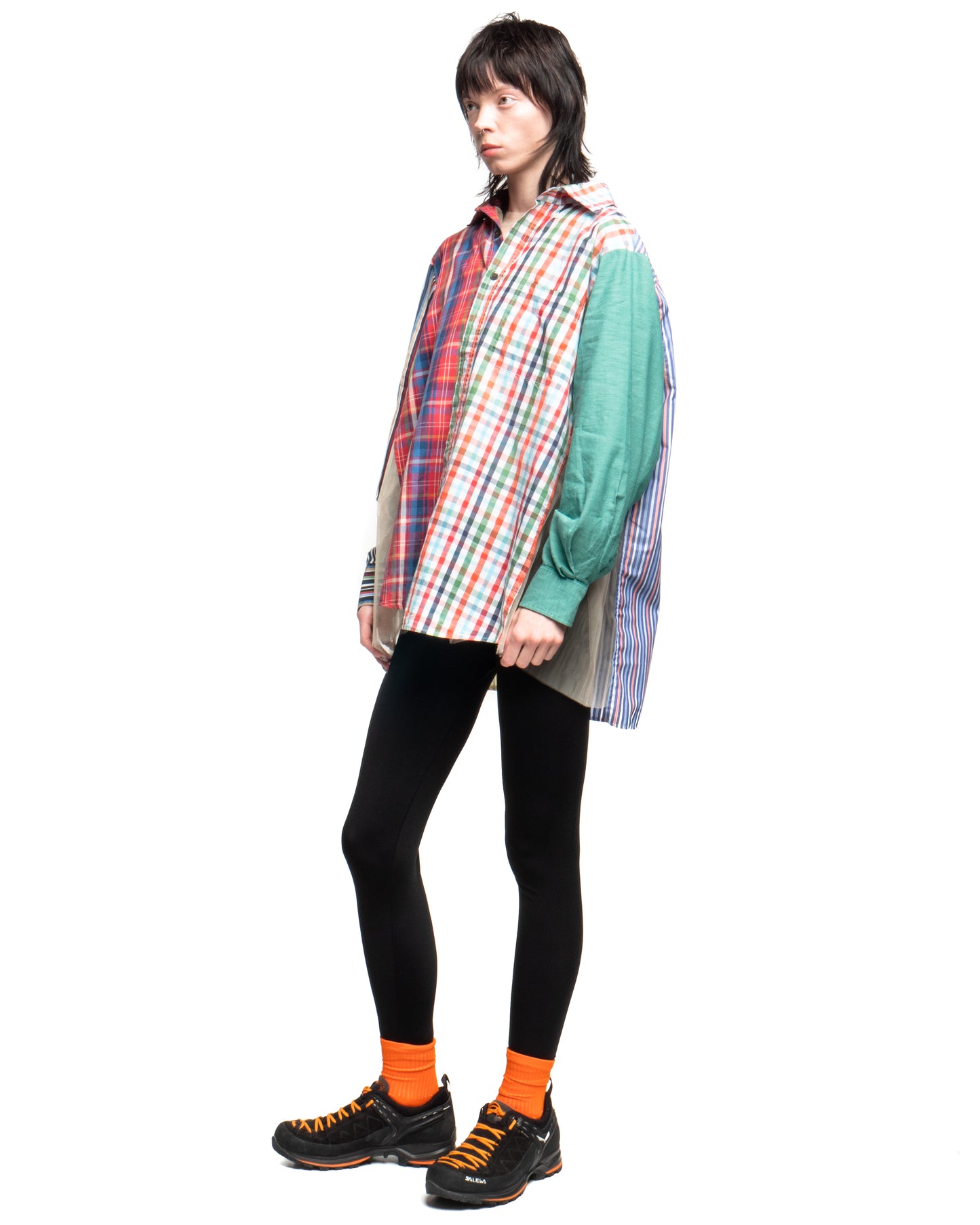 Tulle Shirt with Ties