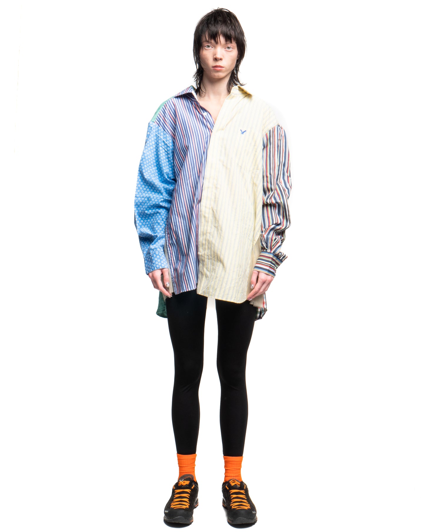 Tulle Shirt with Ties