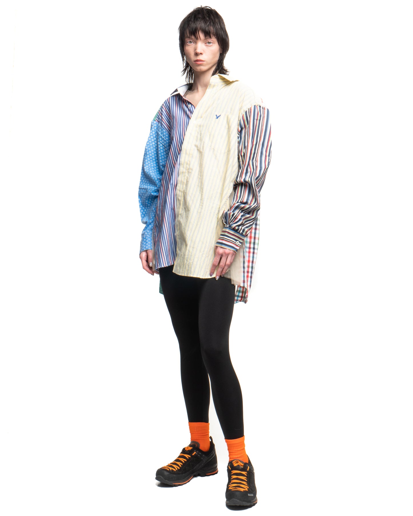 Tulle Shirt with Ties