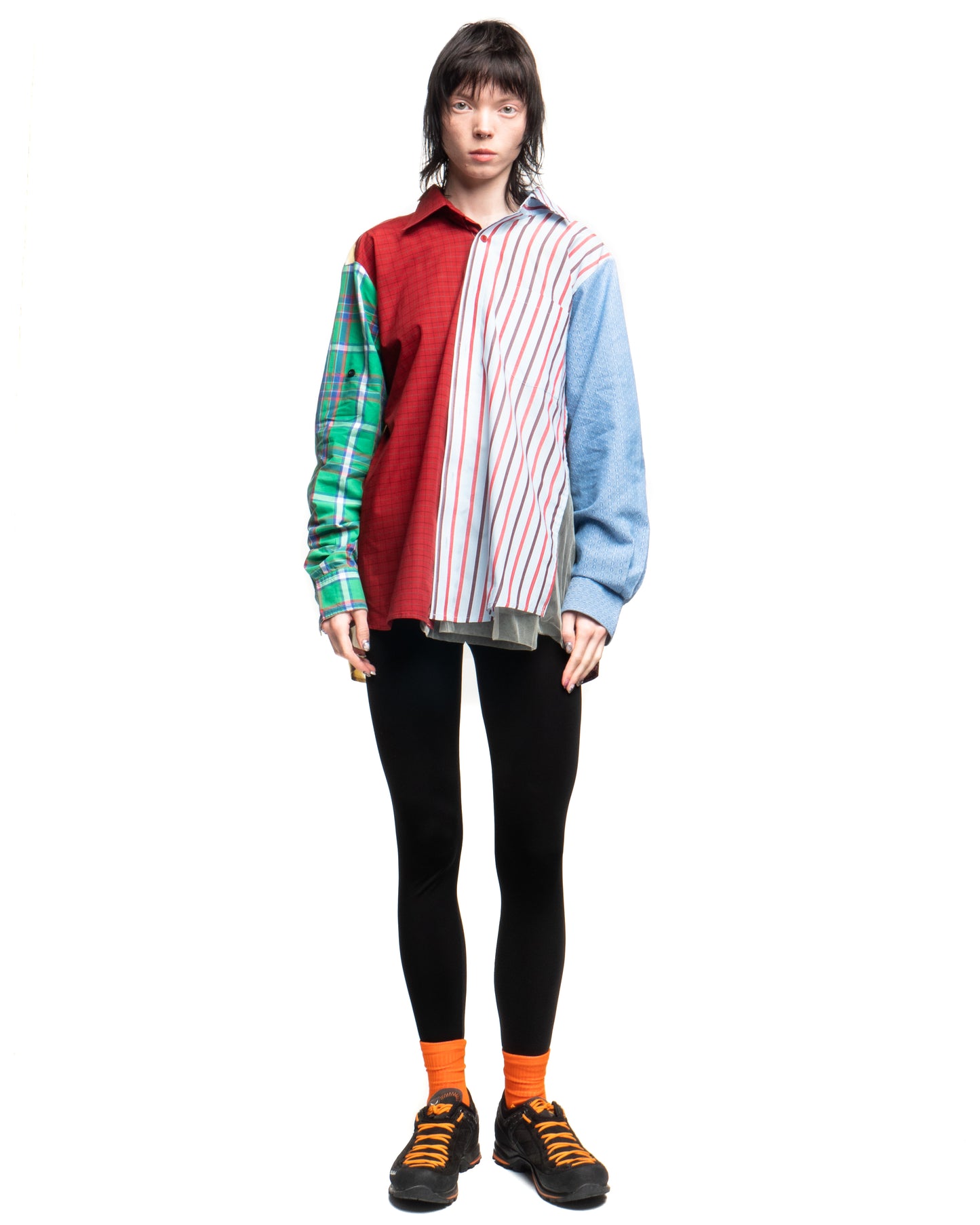 Tulle Shirt with Ties