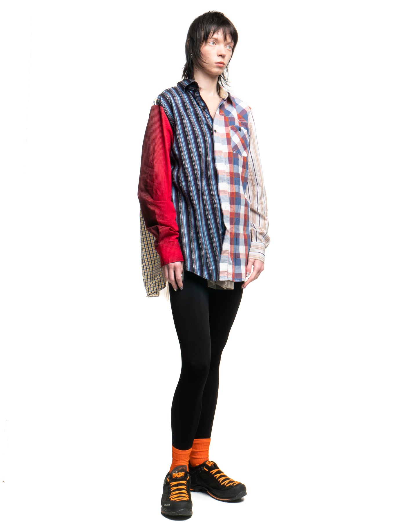 Tulle Shirt with Ties