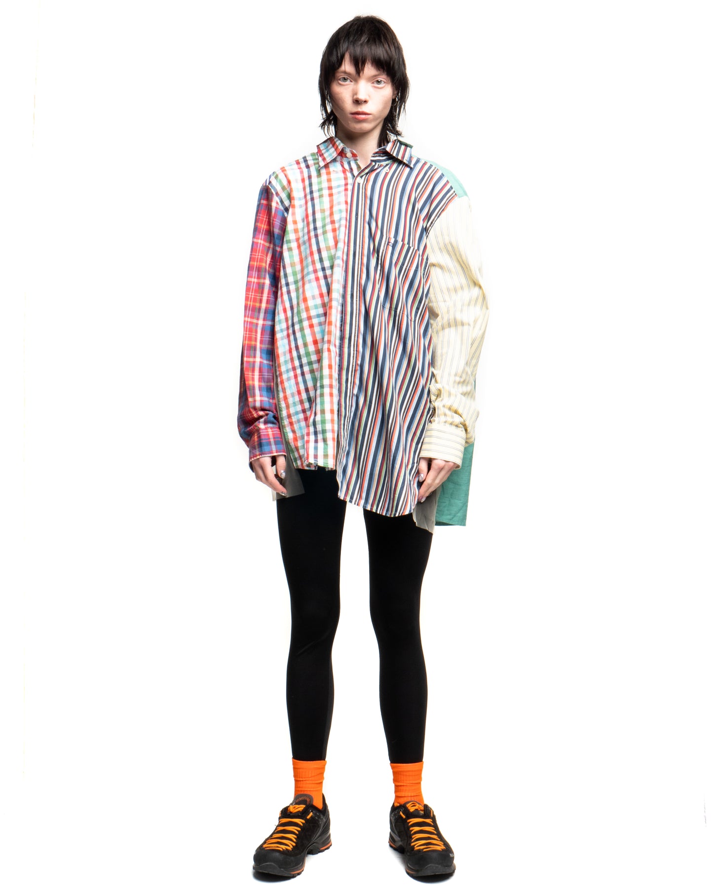 Tulle Shirt with Ties