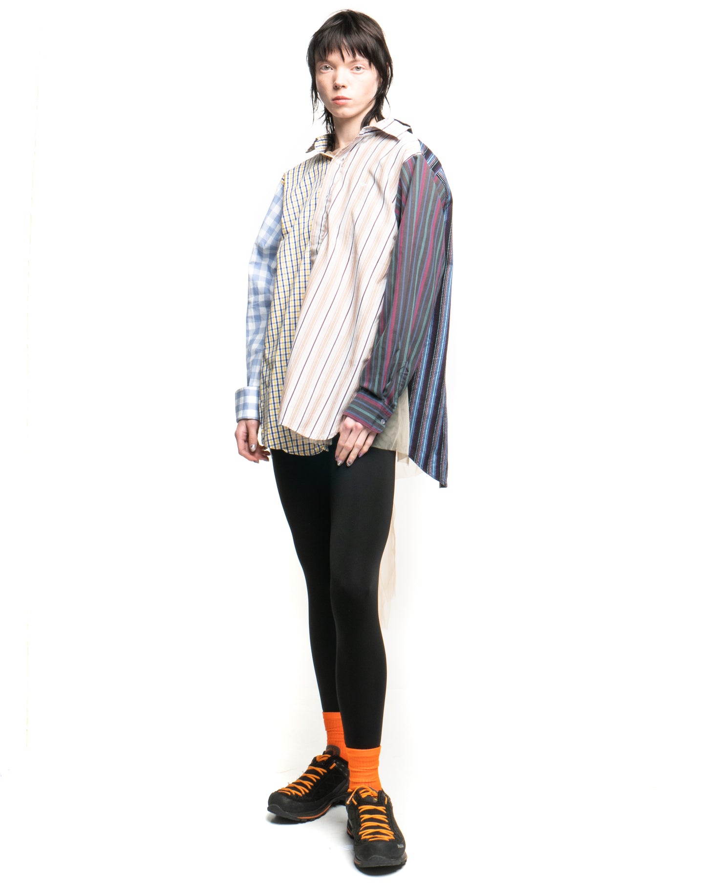 Tulle Shirt with Ties