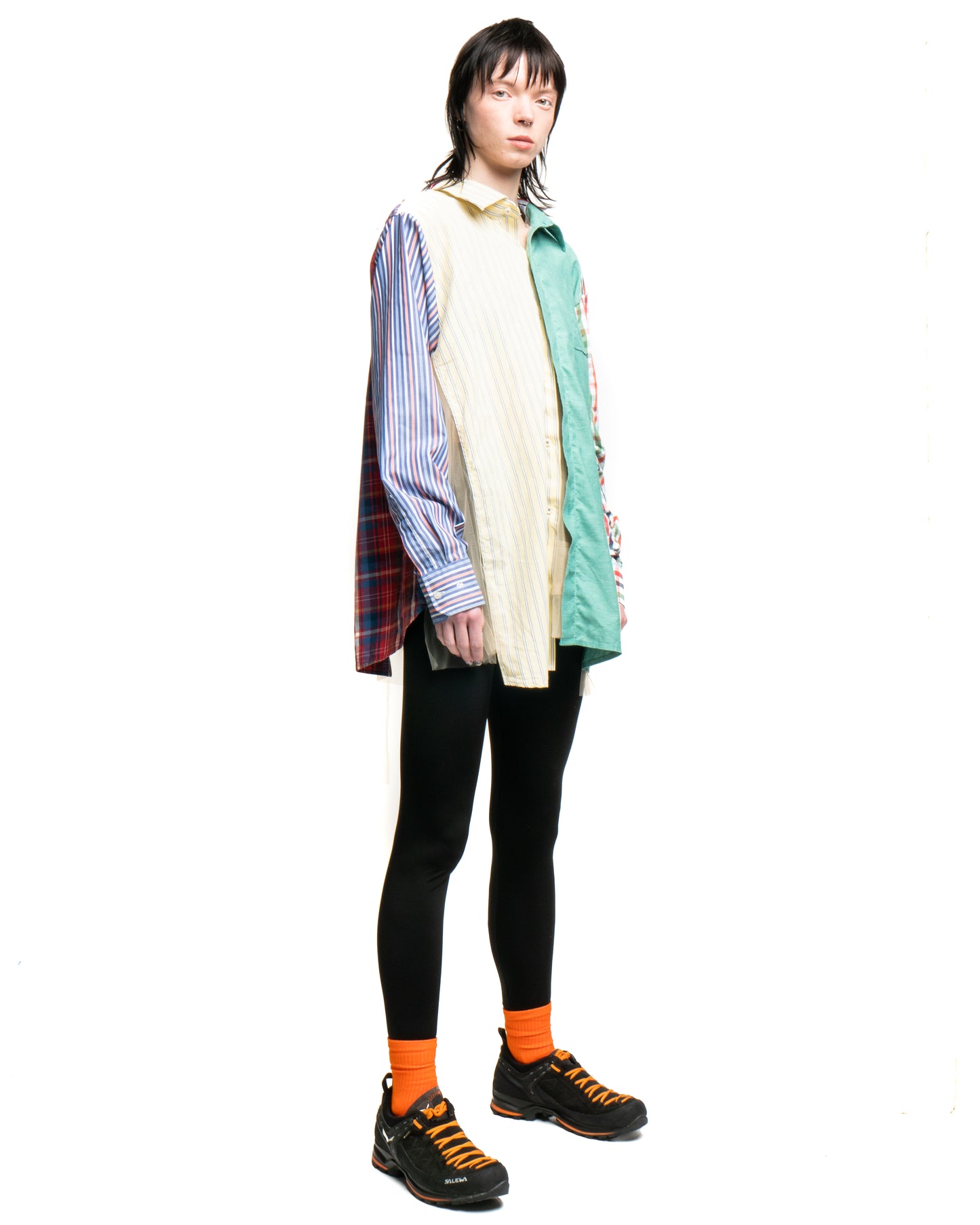 Tulle Shirt with Ties