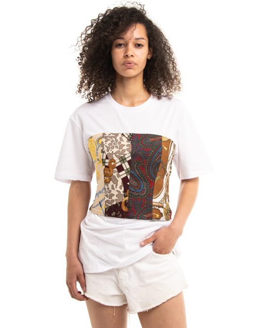T-shirt with corset