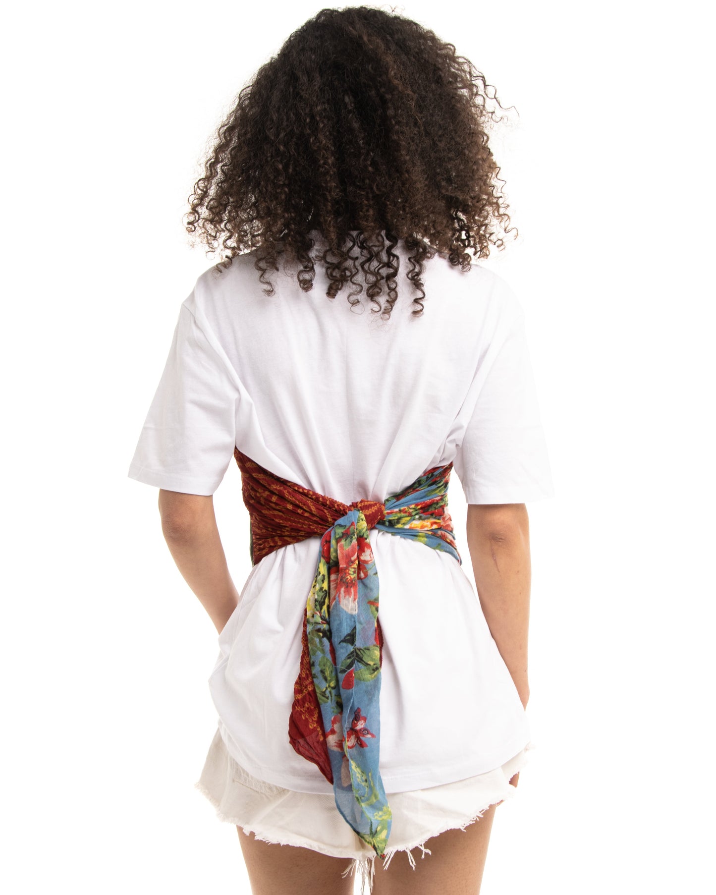 T-shirt with corset