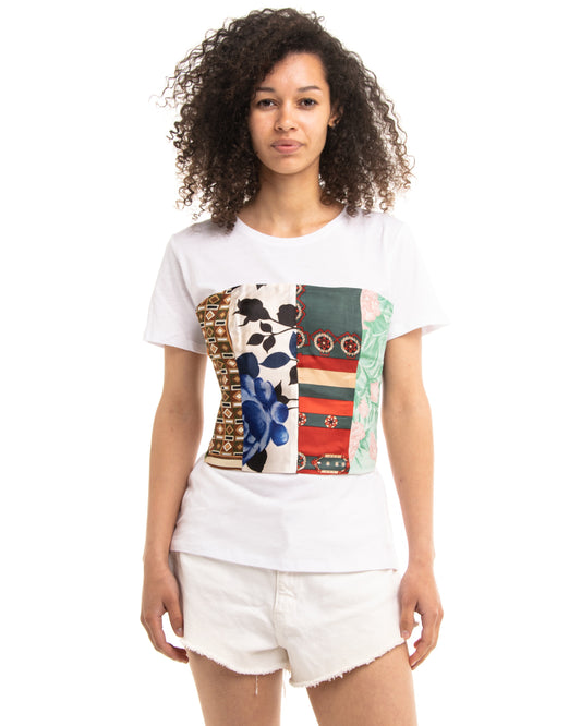 T-shirt with corset