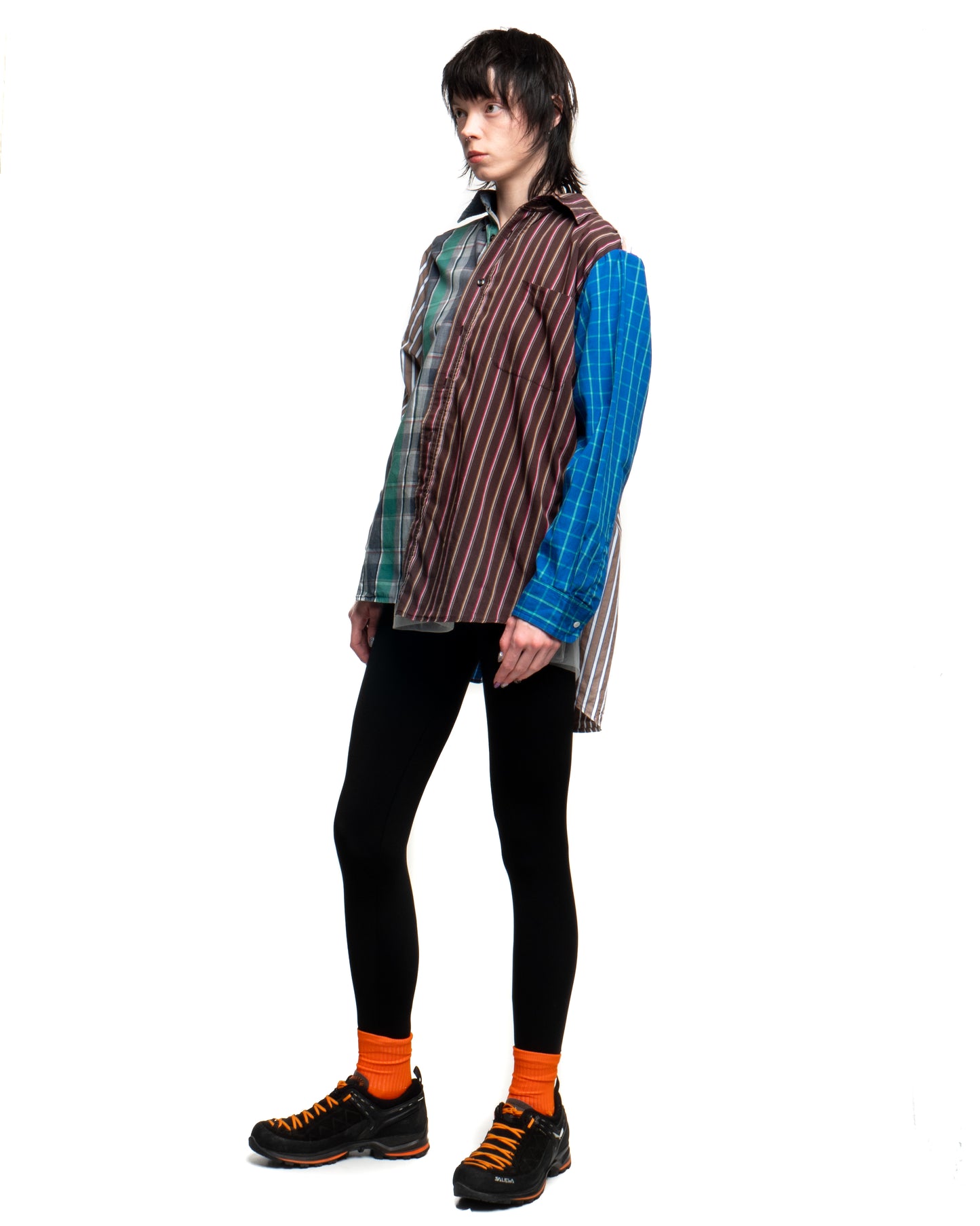 Tulle Shirt with Ties