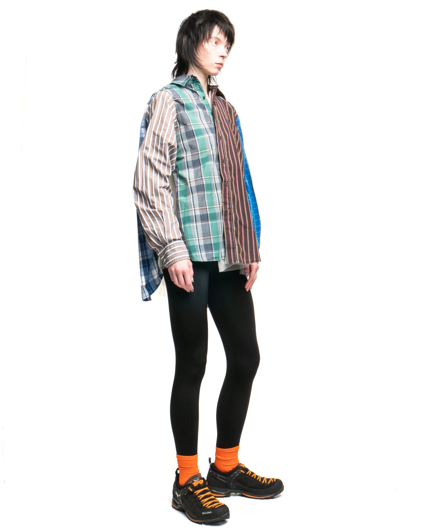 Tulle Shirt with Ties