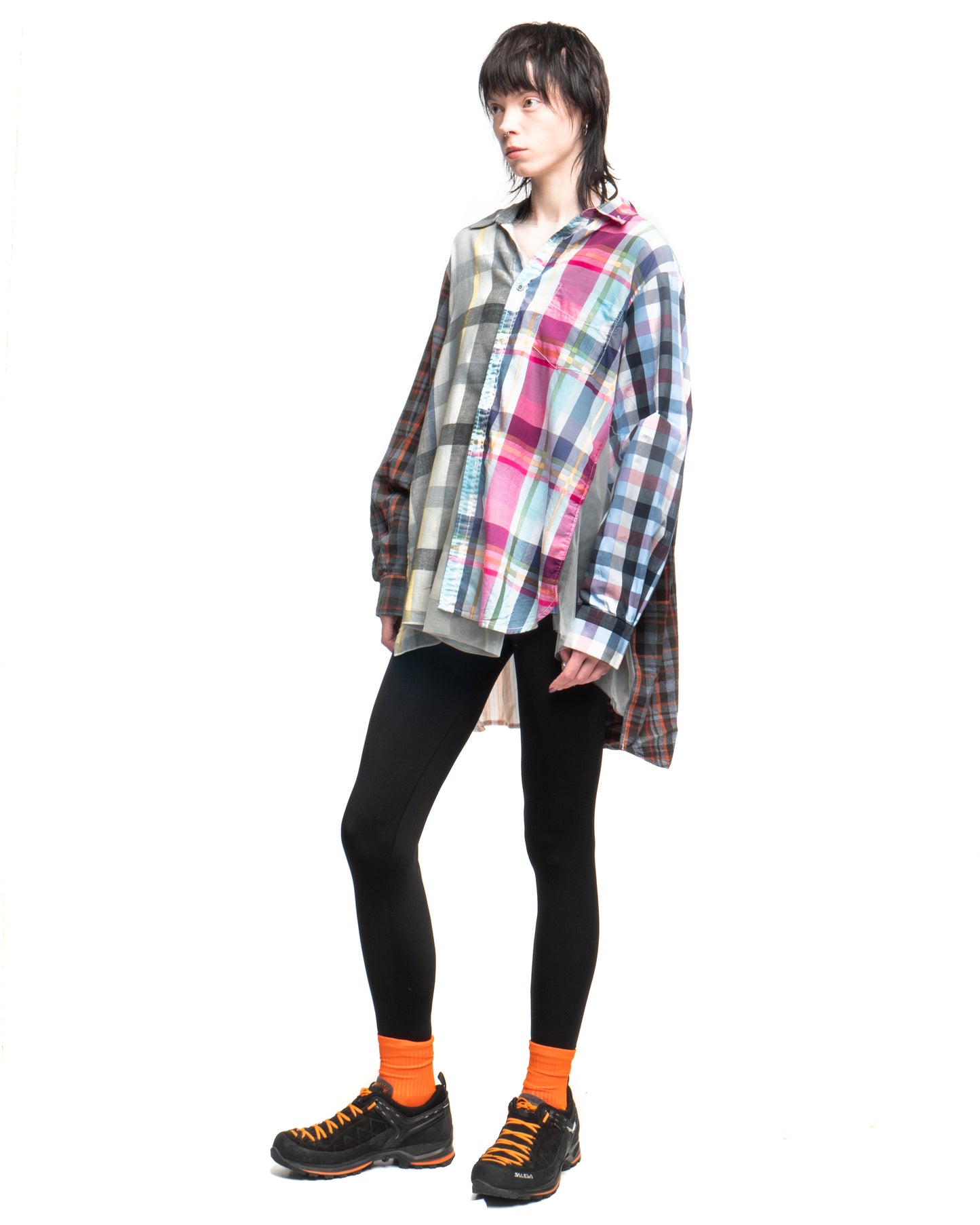 Tulle Shirt with Ties