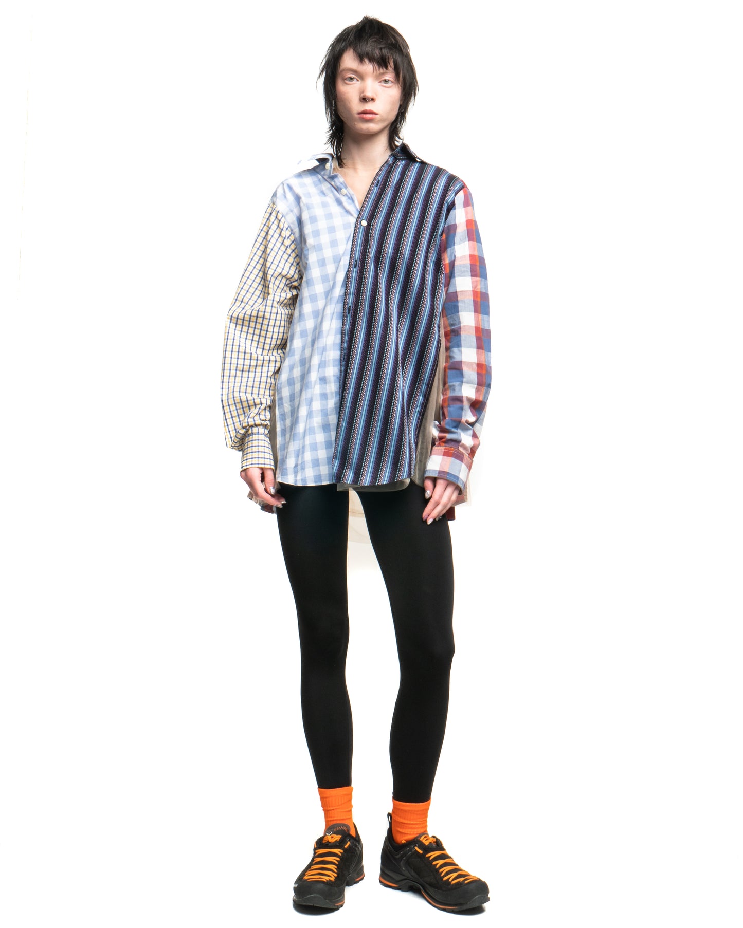 Tulle Shirt with Ties