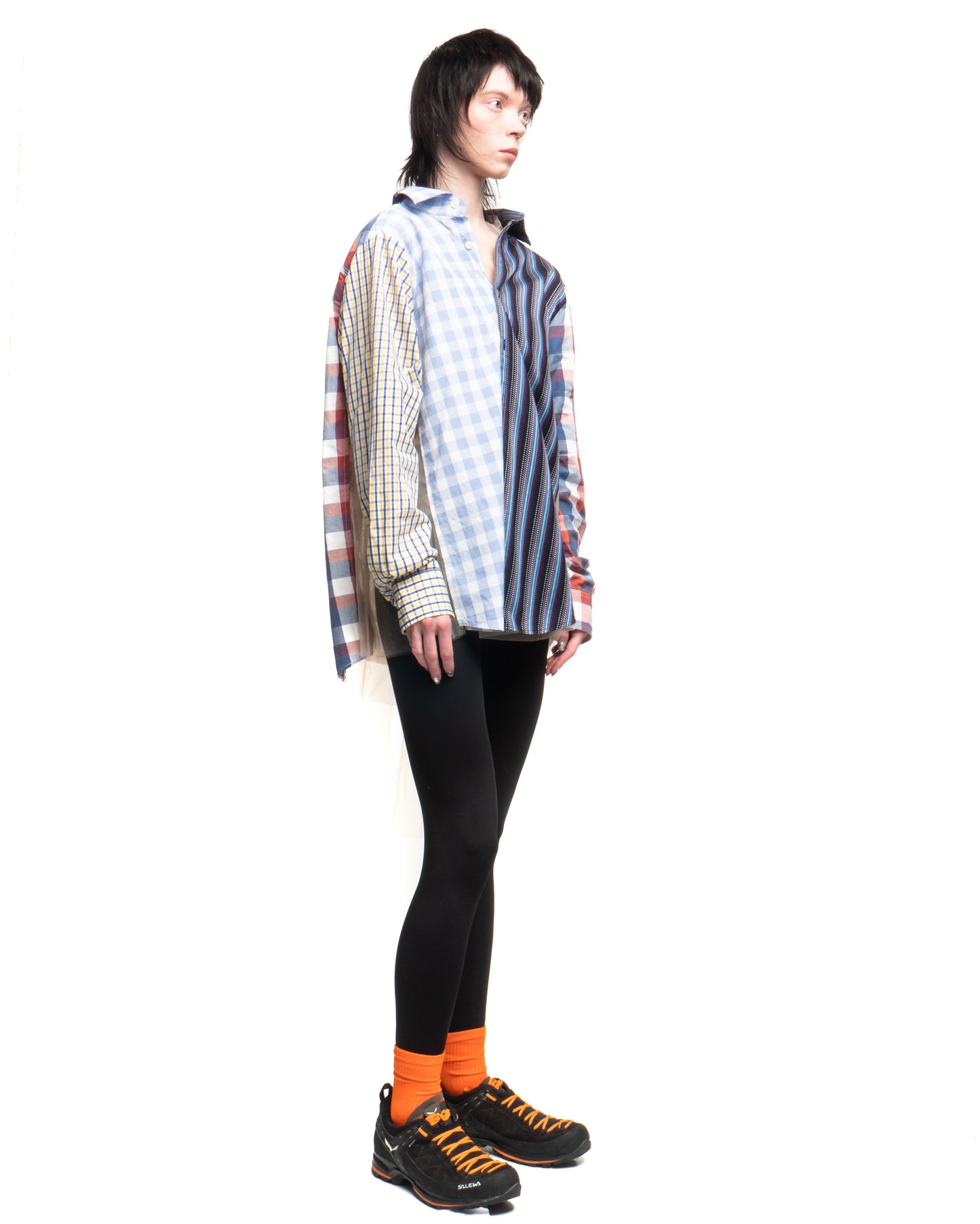 Tulle Shirt with Ties