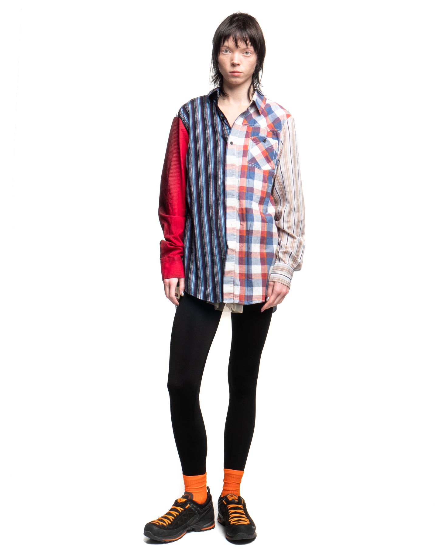 Tulle Shirt with Ties