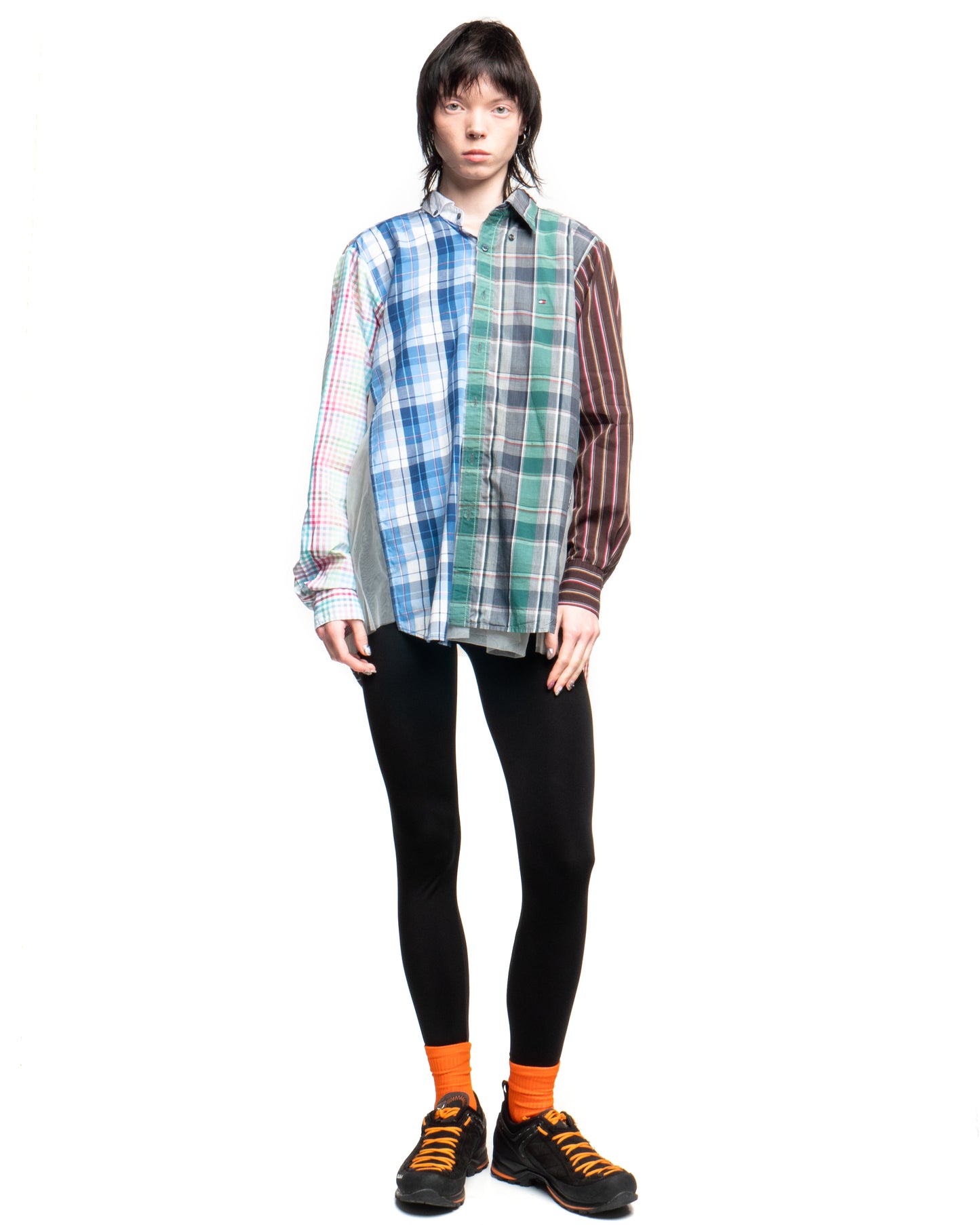 Tulle Shirt with Ties