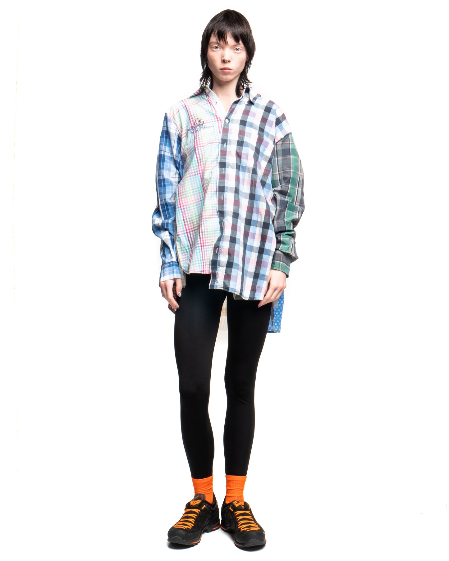 Tulle Shirt with Ties