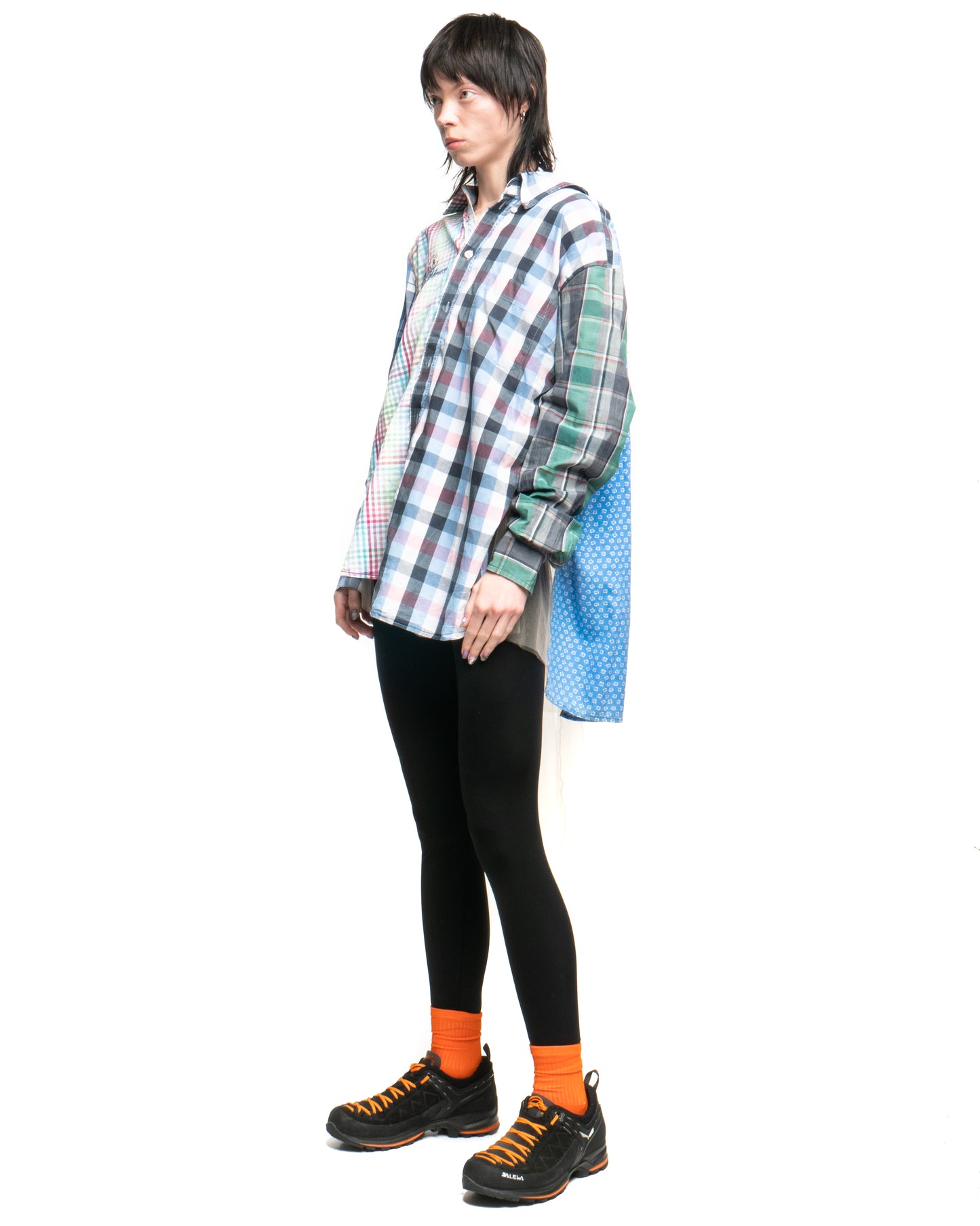 Tulle Shirt with Ties