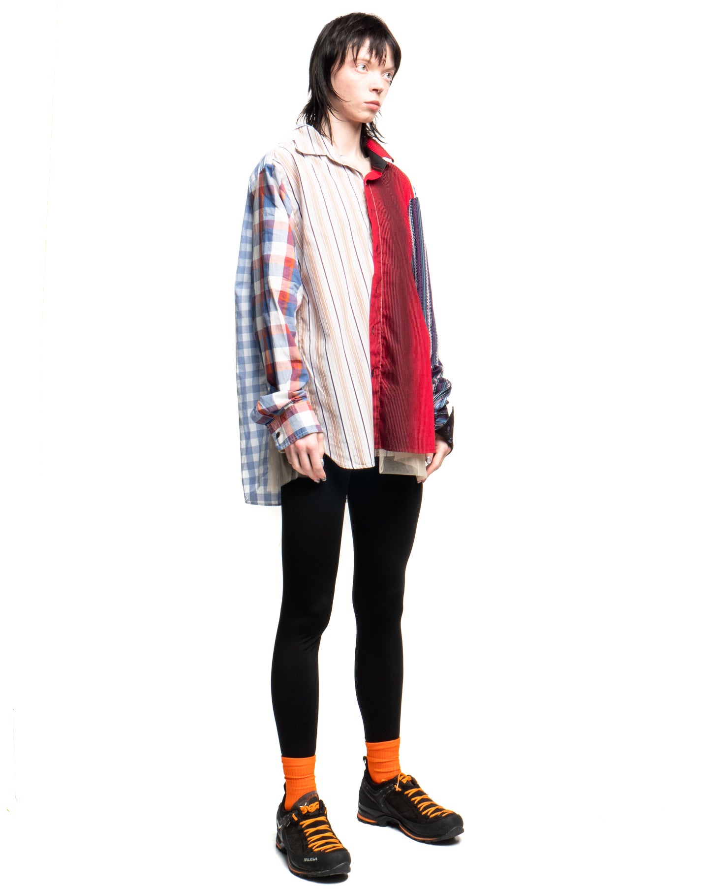 Tulle Shirt with Ties
