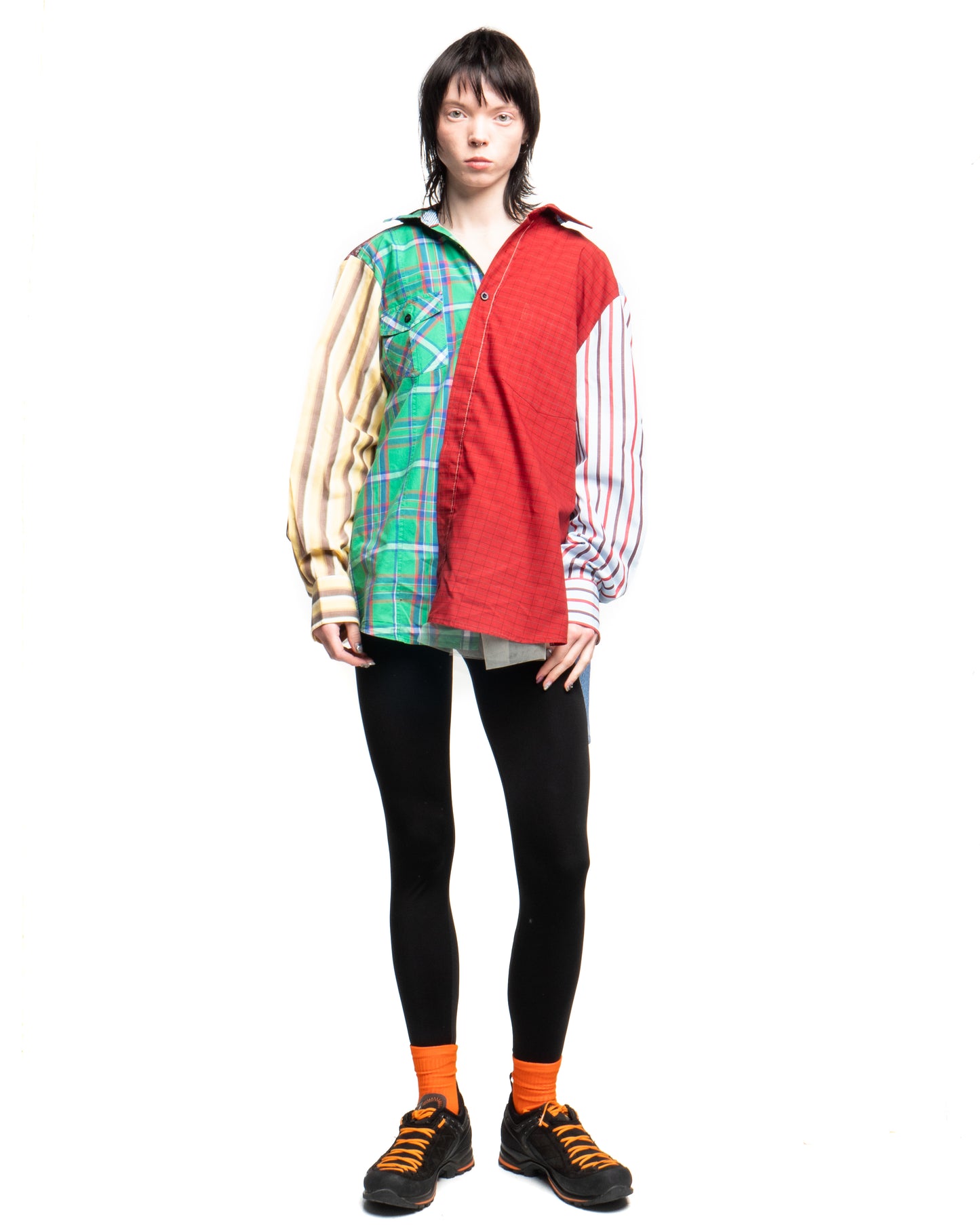 Tulle Shirt with Ties