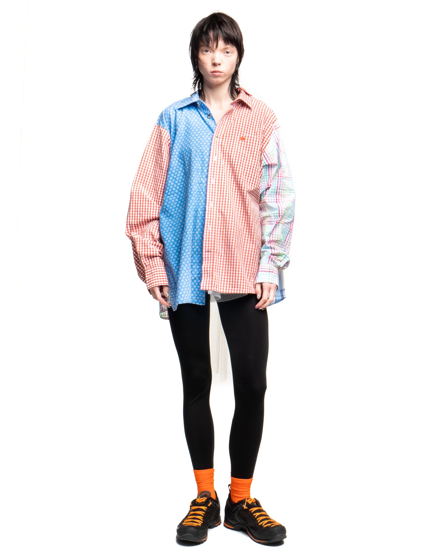 Tulle Shirt with Ties