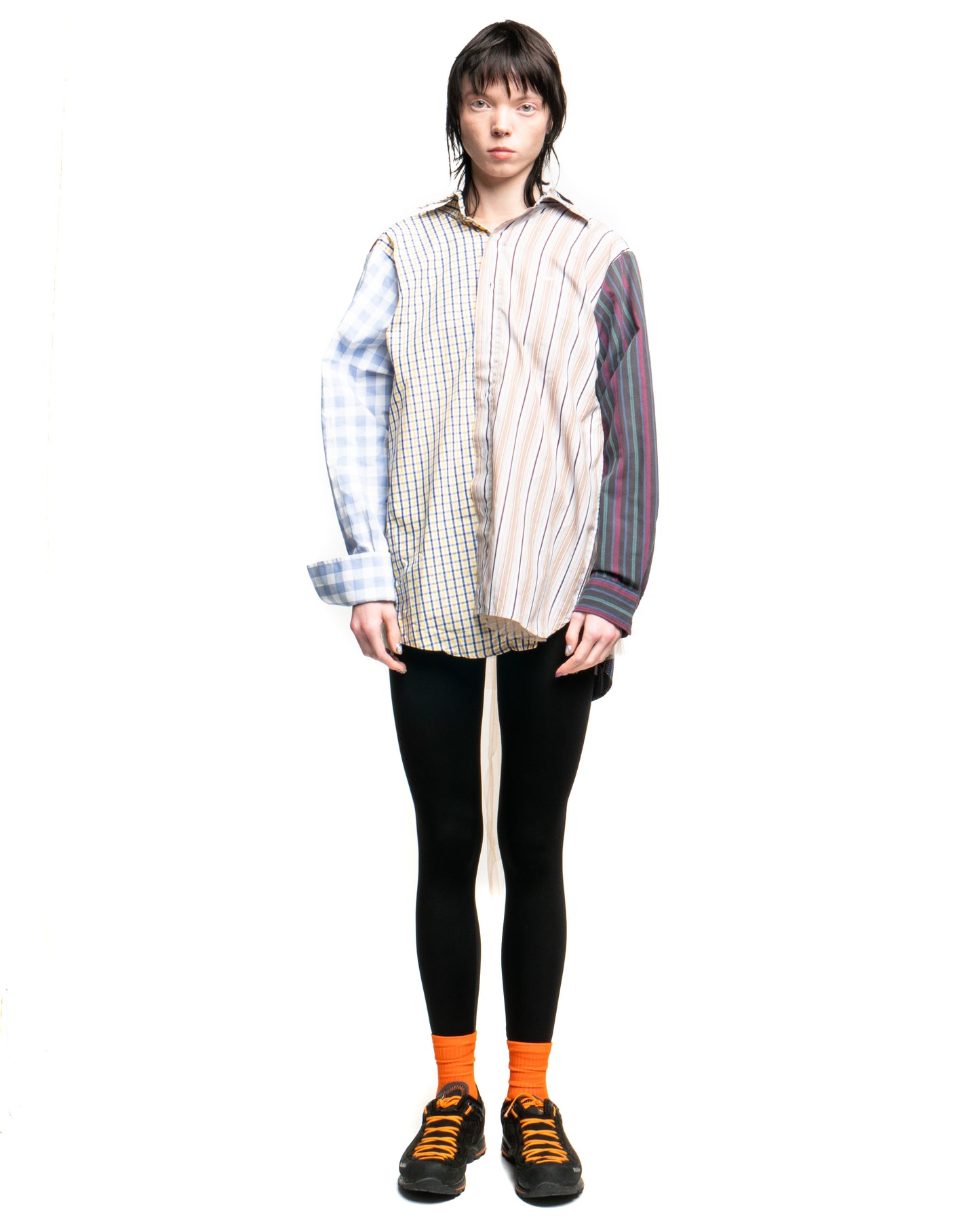 Tulle Shirt with Ties