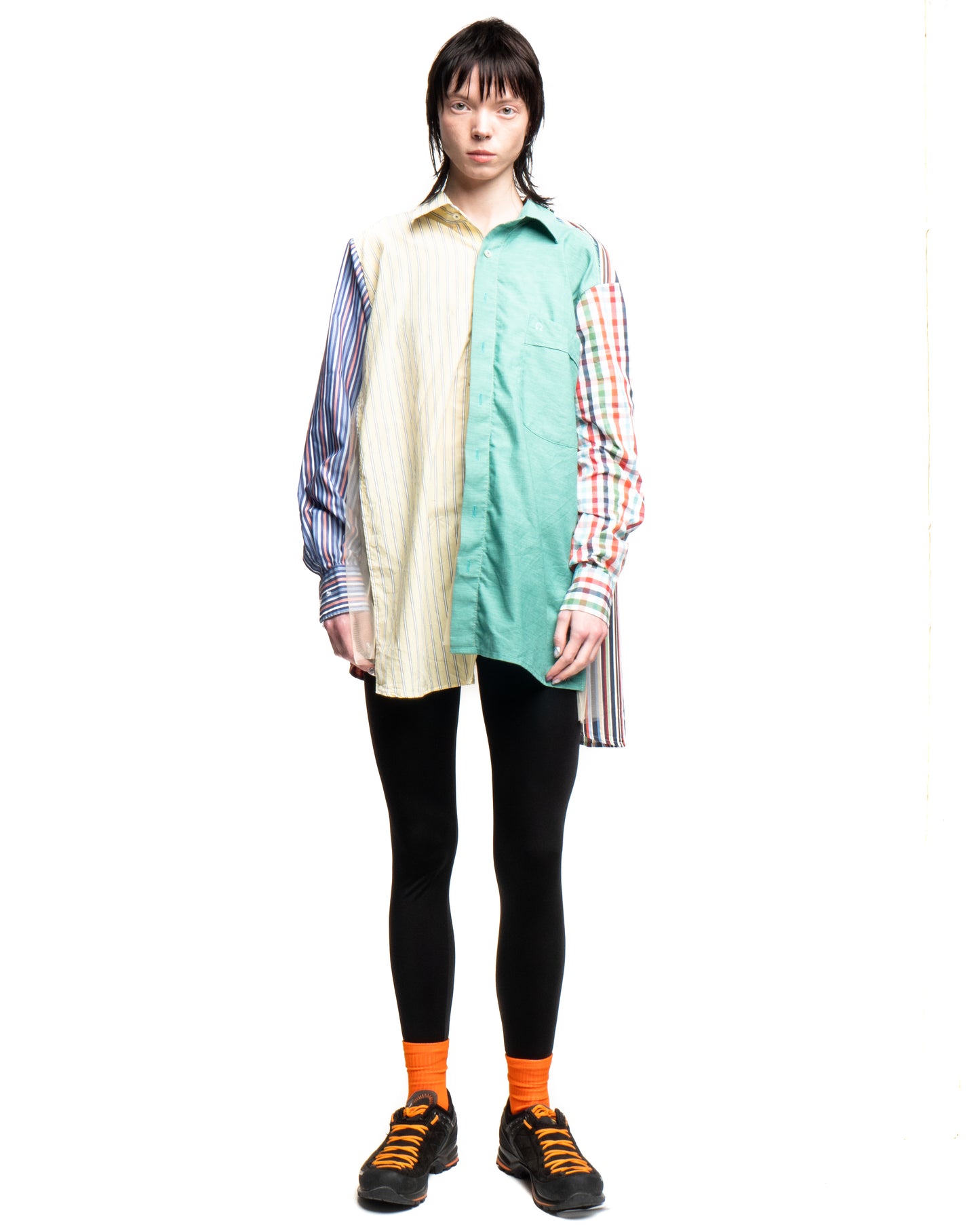 Tulle Shirt with Ties